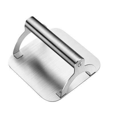 Ycagrain Kitchen Stainless Steel Steak Weight/Bacon with Handle, Heavy-Weight Grill Commercial Grade