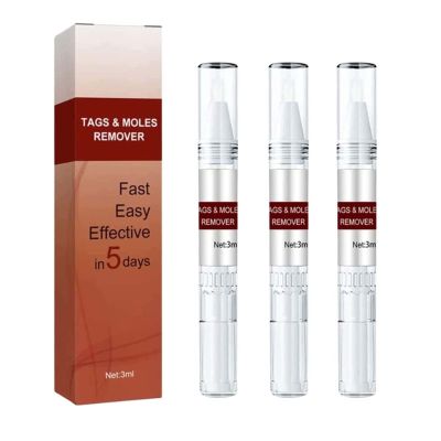 Wipeoff Tags & Moles Remover, Wipe Off Tags and Mole Remover, Extreme Skin Tag Wipe Off Tags & Mole Remover, Fast Easy Effective in 5 Days for Face Armpit Flesh Neck (3PC)
