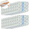 100pcs Waterproof Transparent Bandage, BetterJonny 10 * 10cm Stretch Adhesive Bandage Tape Clear Protective Bandages Dressing Tape for Swimming and Shower view 1