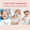 Foam Kids Toothpaste,Childrens Toothpaste,Toddler Toothpaste with Fluoride-Free for U Shaped Toothbrush,Teeth Whitening Foam Teeth Cleaning Anti-Cavity,Natural Mousse Foam Toothpaste. view 2