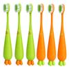 PLAFOPE 6pcs Soft Bristle Boys and Girls Toothbrushes Ergonomic Design Cartoon Carrot Radish for Gentle Oral Care for Boy Daily Use Travel-Friendly Manual Toothbrushes view 1