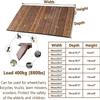 OKUOKA Heavy Duty Wooden Shed & Threshold Ramps for Driveway Sidewalks Wheelchair Stroller, Curb Ramps, Loads 880 Lbs Ergonomic Aid (Size : 90x70x20cm (35.4x27.5x8)) view 3