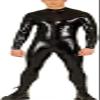 0.4MM Latex Bodysuit Latex with Sock for Men Black Latex Costumes,Brown,Medium view 2