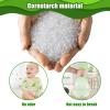 100 x 10 Litre Bin Bags, 18 x 20inch Pedal Bin Liners Small Food Waste Bags for Office Bathroom Kitchen(45x50cm) view 3