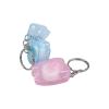 YOUYA DENTAL 20Pcs Portable Cleaning Mint Dental Teeth Floss Tooth Shaped Key Chain Flat-Line Design Floss Roll Cleaning Oral Care Tooth Cleaner Hygiene 15M Length- Random Color view 2