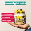 3Bears Overnight Oats Golden Mango I 4 x 400g Vegan Porridge Sachets | Overnight Oats Vegan | Vegan Overnight Oats | Porridge Oats | Overnight Porridge Oats | Over Night Oats view 3