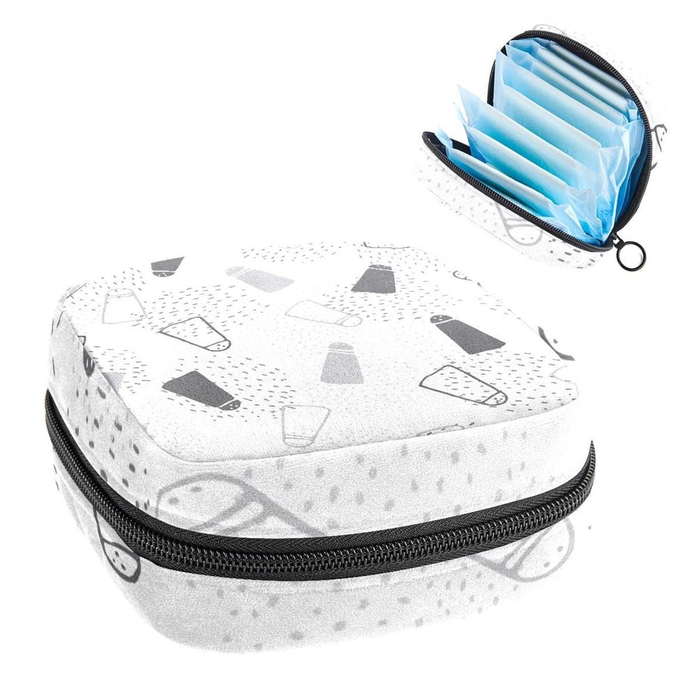 Cute Cruet,Period Pouch Portable,Tampon Storage Bag,Tampon Holder for Purse Feminine Product Organizer