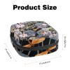 Period Pouch Portable Tampon Storage Bag,Tampon Holder for Purse Feminine Product Organizer,Retro Flower view 2