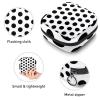 Black Dot Pattern,Period Pouch Portable,Tampon Storage Bag,Tampon Holder for Purse Feminine Product Organizer view 3