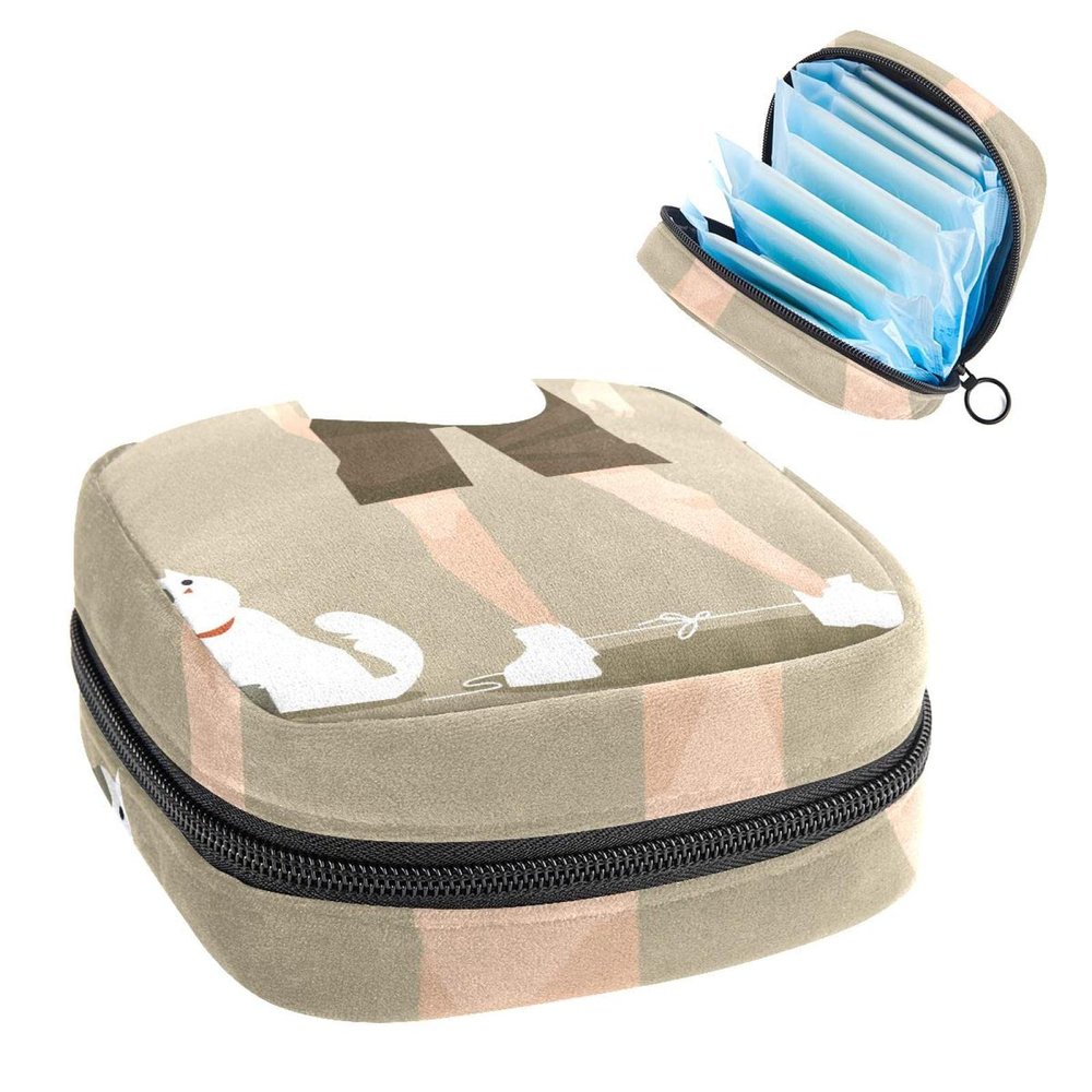 44,Period Pouch Portable,Tampon Storage Bag,Tampon Holder for Purse Feminine Product Organizer