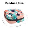 Period Pouch Portable Tampon Storage Bag,Tampon Holder for Purse Feminine Product Organizer,Flamingos Pattern view 2