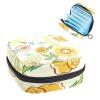 Hand Paint Floral Pattern Leaves,Period Pouch Portable,Tampon Storage Bag,Tampon Holder for Purse Feminine Product Organizer view 1