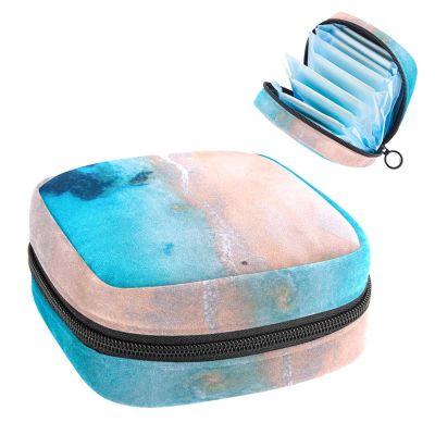 amzing Copacabana Beach,Period Pouch Portable,Tampon Storage Bag,Tampon Holder for Purse Feminine Product Organizer