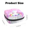 Cute Pink Unicorn Rainbow Clouds,Period Pouch Portable,Tampon Storage Bag,Tampon Holder for Purse Feminine Product Organizer view 2