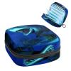 3D White Shark Swimming in Ocean,Period Pouch Portable,Tampon Storage Bag,Tampon Holder for Purse Feminine Product Organizer view 1