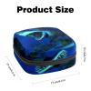 3D White Shark Swimming in Ocean,Period Pouch Portable,Tampon Storage Bag,Tampon Holder for Purse Feminine Product Organizer view 2