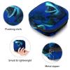 3D White Shark Swimming in Ocean,Period Pouch Portable,Tampon Storage Bag,Tampon Holder for Purse Feminine Product Organizer view 3
