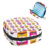 Period Pouch Portable Tampon Storage Bag,Tampon Holder for Purse Feminine Product Organizer,Retro Owls view 1