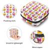 Period Pouch Portable Tampon Storage Bag,Tampon Holder for Purse Feminine Product Organizer,Retro Owls view 3