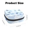 Blue Pattern Butterflies,Period Pouch Portable,Tampon Storage Bag,Tampon Holder for Purse Feminine Product Organizer view 2