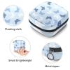 Blue Pattern Butterflies,Period Pouch Portable,Tampon Storage Bag,Tampon Holder for Purse Feminine Product Organizer view 3