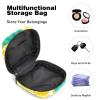 Sanitary Napkin Storage Bag,Portable Sanitary Napkin Storage Pouch,Fruit Lemon Stripe view 4