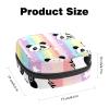 Period Pouch Portable Tampon Storage Bag,Tampon Holder for Purse Feminine Product Organizer,Panda Rainbow view 2