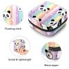 Period Pouch Portable Tampon Storage Bag,Tampon Holder for Purse Feminine Product Organizer,Panda Rainbow view 3