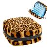 Leopard,Period Pouch Portable,Tampon Storage Bag,Tampon Holder for Purse Feminine Product Organizer view 1