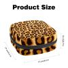 Leopard,Period Pouch Portable,Tampon Storage Bag,Tampon Holder for Purse Feminine Product Organizer view 2
