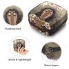 American Indian Shaman Skull Ghost,Period Pouch Portable,Tampon Storage Bag,Tampon Holder for Purse Feminine Product Organizer view 3