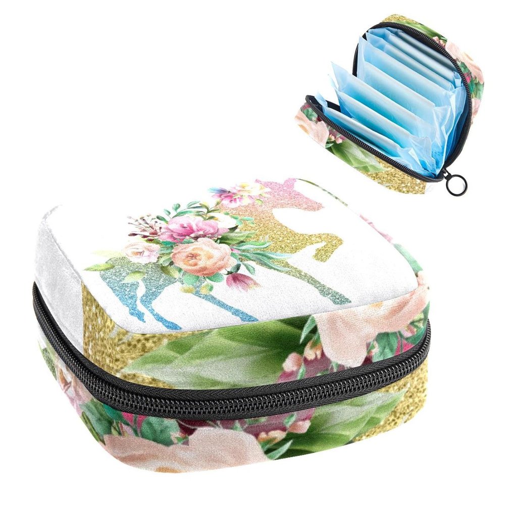 2,Period Pouch Portable,Tampon Storage Bag,Tampon Holder for Purse Feminine Product Organizer
