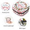 Period Pouch Portable Tampon Storage Bag,Tampon Holder for Purse Feminine Product Organizer,Hello Spring Flower view 3