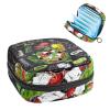 Sanitary Napkin Storage Bag,Portable Sanitary Napkin Storage Pouch,Greek Salad Recipe Menu Chalkboard Design view 1