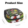 Sanitary Napkin Storage Bag,Portable Sanitary Napkin Storage Pouch,Greek Salad Recipe Menu Chalkboard Design view 2