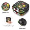 Sanitary Napkin Storage Bag,Portable Sanitary Napkin Storage Pouch,Greek Salad Recipe Menu Chalkboard Design view 3