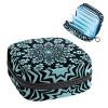 Period Pouch Portable Tampon Storage Bag,Tampon Holder for Purse Feminine Product Organizer,Creative Arty Green Mandala view 1
