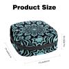 Period Pouch Portable Tampon Storage Bag,Tampon Holder for Purse Feminine Product Organizer,Creative Arty Green Mandala view 2