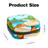 Period Pouch Portable Tampon Storage Bag,Tampon Holder for Purse Feminine Product Organizer,LakeBrontosaurusDinosaur view 2