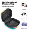 Period Pouch Portable Tampon Storage Bag,Tampon Holder for Purse Feminine Product Organizer,LakeBrontosaurusDinosaur view 4
