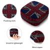 Period Pouch Portable Tampon Storage Bag,Tampon Holder for Purse Feminine Product Organizer,Britain UK Flag Trident Union Jack view 3