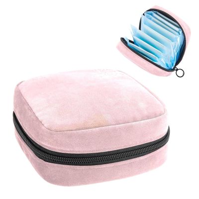 Abstract Book Writing,Period Pouch Portable,Tampon Storage Bag,Tampon Holder for Purse Feminine Product Organizer