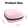 Abstract Book Writing,Period Pouch Portable,Tampon Storage Bag,Tampon Holder for Purse Feminine Product Organizer view 2