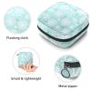 Snowflakes,Period Pouch Portable,Tampon Storage Bag,Tampon Holder for Purse Feminine Product Organizer view 3