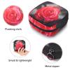 Red Rose,Period Pouch Portable,Tampon Storage Bag,Tampon Holder for Purse Feminine Product Organizer view 3
