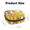 a Cowboy with Two Cows Eating,Period Pouch Portable,Tampon Storage Bag,Tampon Holder for Purse Feminine Product Organizer view 2