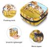 a Cowboy with Two Cows Eating,Period Pouch Portable,Tampon Storage Bag,Tampon Holder for Purse Feminine Product Organizer view 3