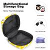 Period Pouch Portable Tampon Storage Bag,Tampon Holder for Purse Feminine Product Organizer,White Flower view 4