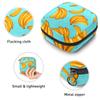Banana Pattern,Period Pouch Portable,Tampon Storage Bag,Tampon Holder for Purse Feminine Product Organizer view 3