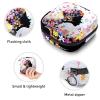 Period Pouch Portable Tampon Storage Bag,Tampon Holder for Purse Feminine Product Organizer,Flower Girl Butterflies Pink Kiss view 3